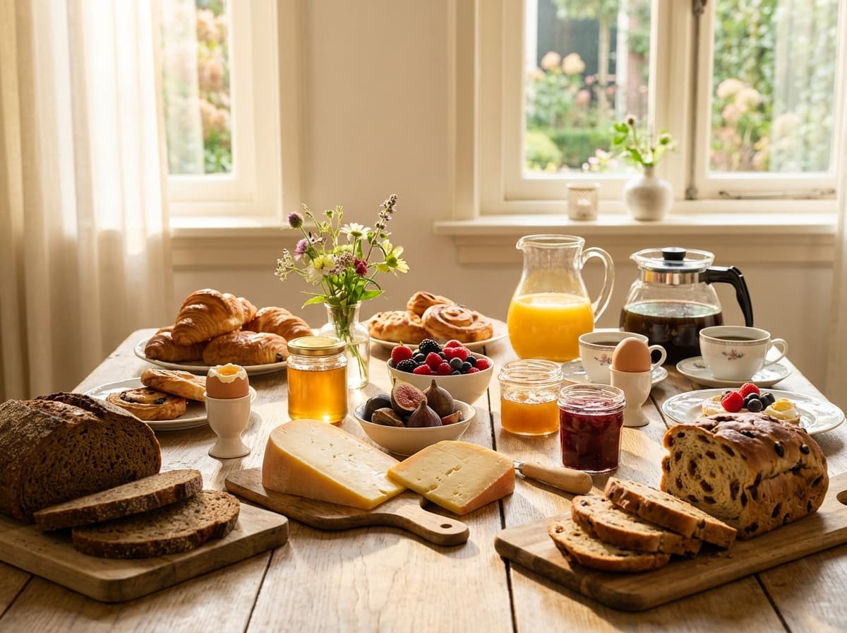 Luxe B&B ontbijt met lokale Groningse producten