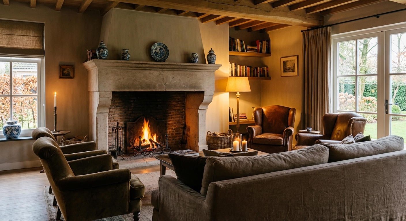 Sfeervolle lounge ruimte