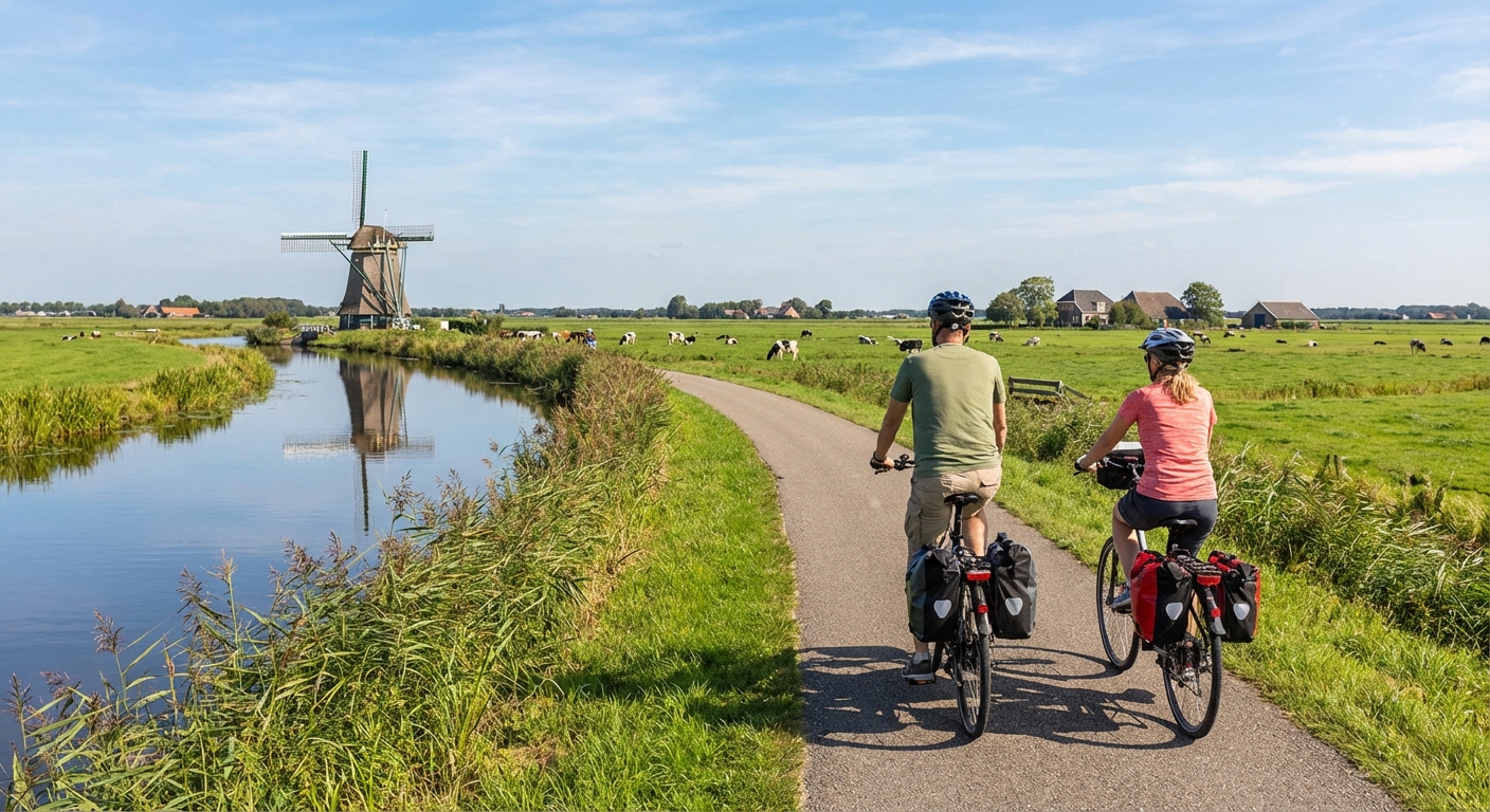 Fietsen door het Groningse platteland